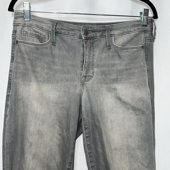 Athleta Sculptek Washed Gray Skinny Jeans Size 4 - Picture 6 of 14